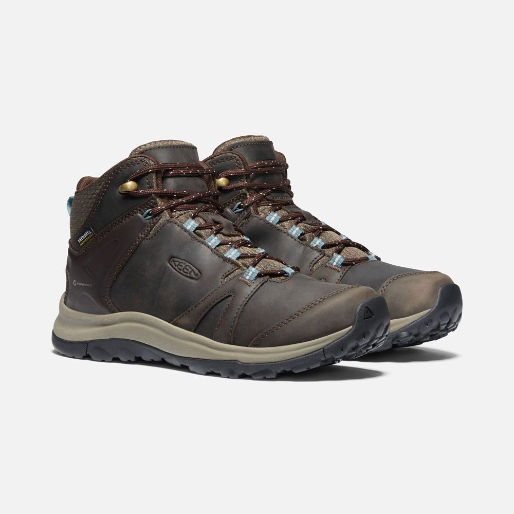 Keen Vandringskängor Dam Bruna - Terradora Ii Läder Waterproof - 078649RBQ
